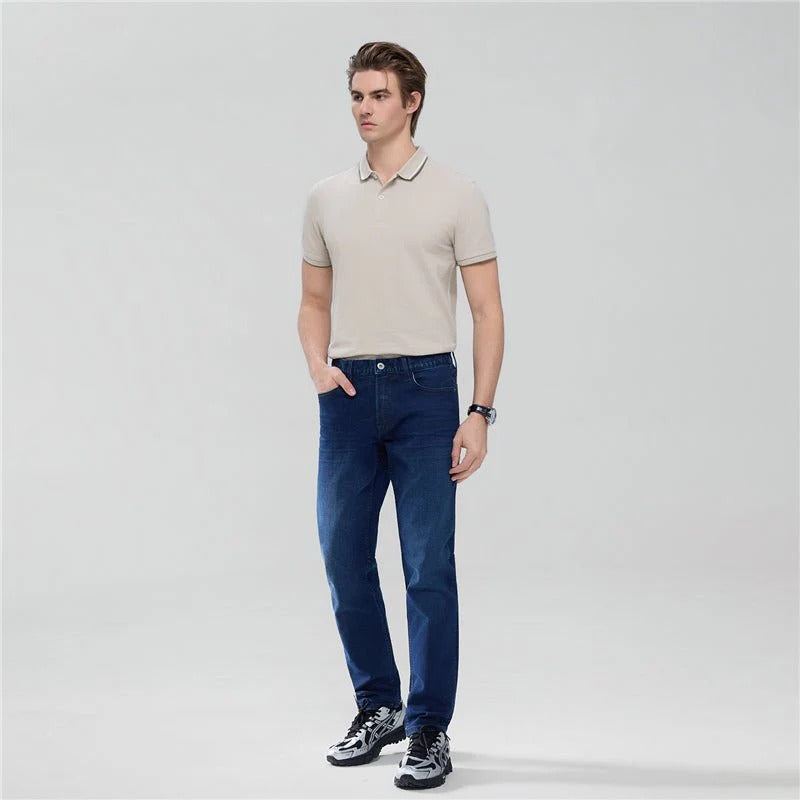 Men's Skinny Taper Stretch Denim Jeans