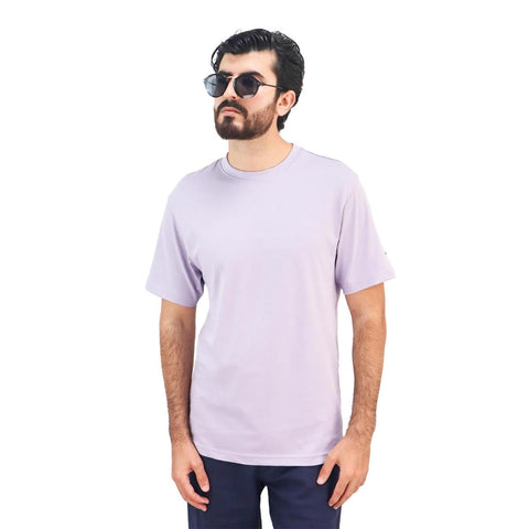 Cotton Jersey Crewneck Short Sleeve Slim Tees