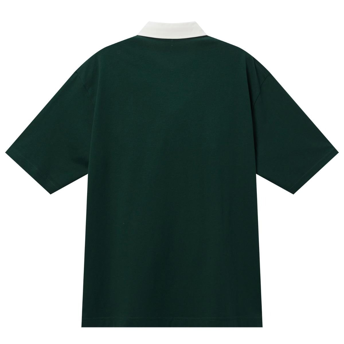 Cotton Jersey Flat Knitted Collar Short Sleeve Relax Bold Polo (Snoopy)