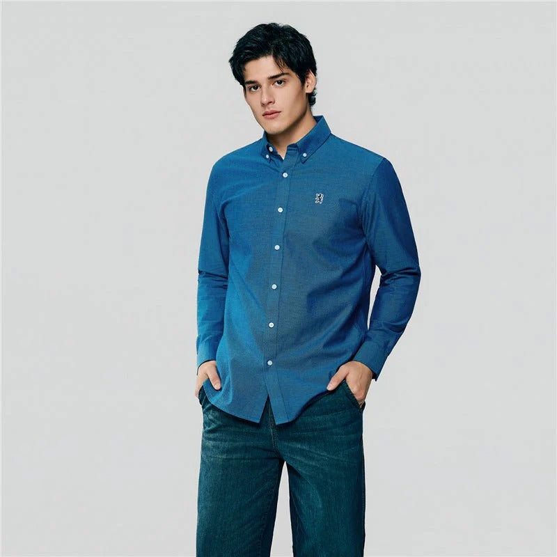 Men's Cotton Slim Oxford Shirt