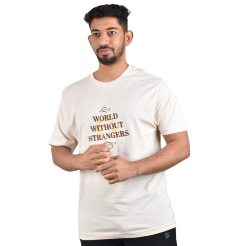 Cotton Jersey Crewneck Short Sleeve Slim Print Tees (WWS)