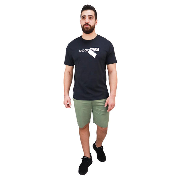 Cotton Jersey Crewneck Short Sleeve Slim Print Tees