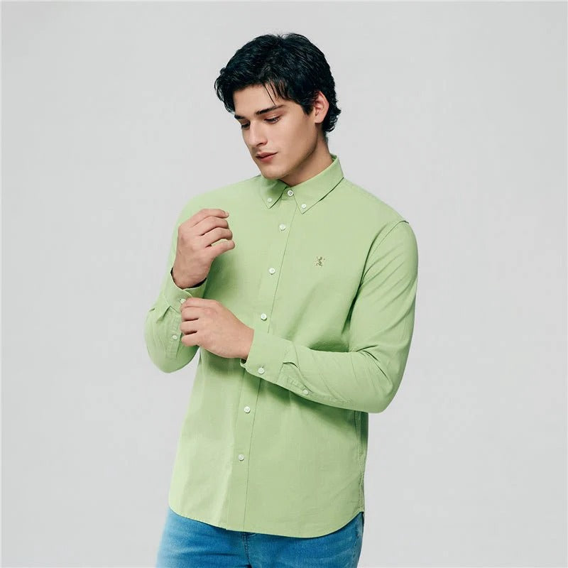 Men's Cotton Slim Oxford Shirt