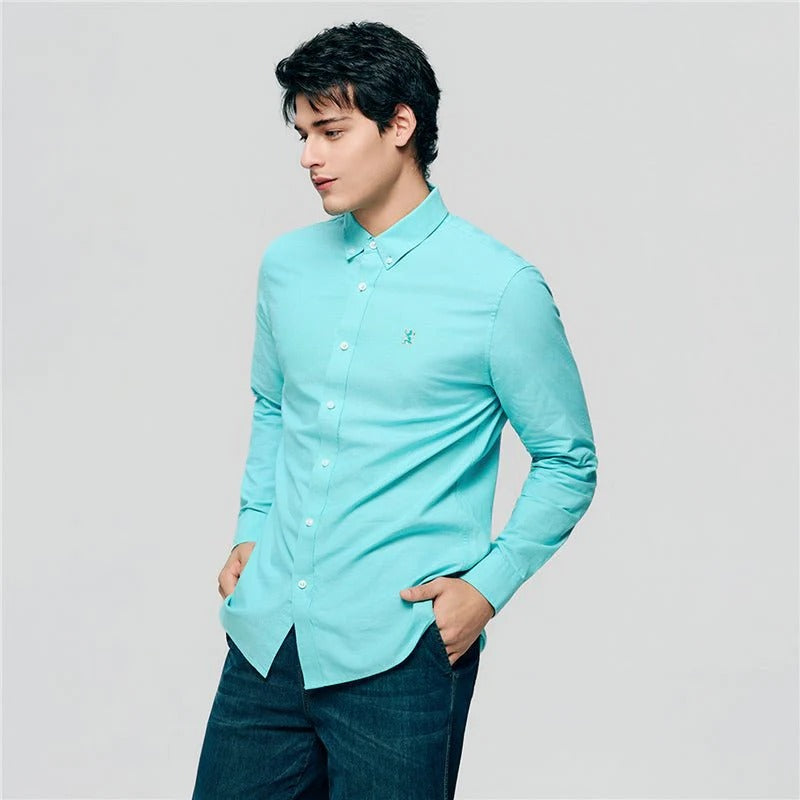 Men's Cotton Slim Oxford Shirt