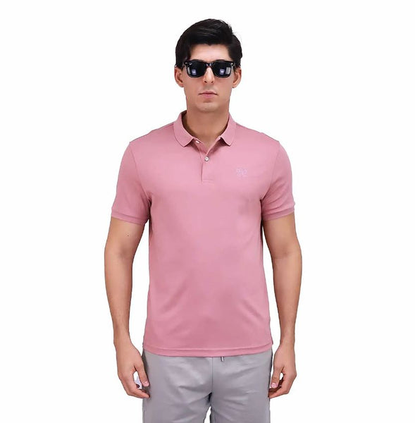 Cotton Interlock Flat Knitted Collar Short Sleeve Embroidery (Liquid Touch Polo)