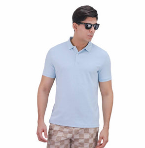 Cotton/Polyester/Spandex waffle Polo Short Sleeve Slim Embroidery Polo