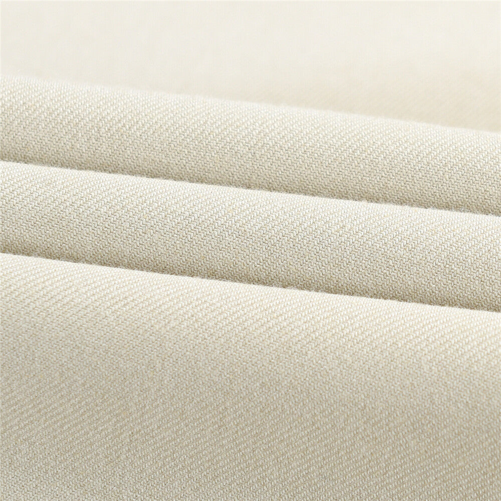 بنطلون نسائي ضيق بخصر مطاطي 180 مم، مصنوع من القطن والإيلاستين، بقصة ضيقة وجيب.