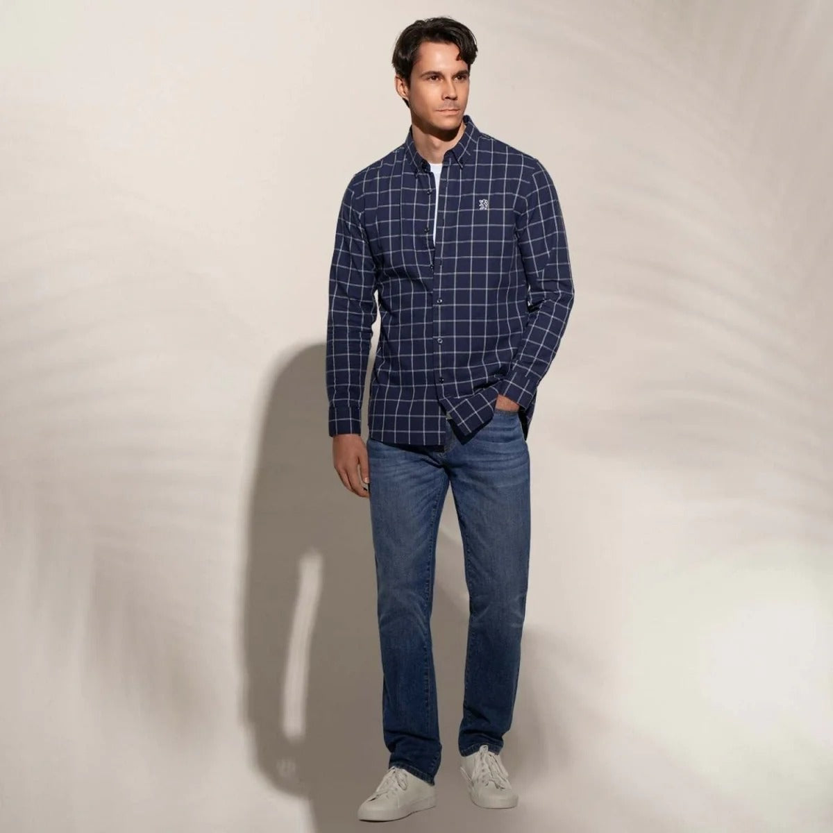 Men's Cotton Slim Oxford Shirt