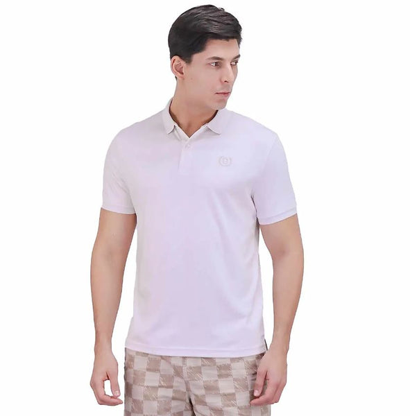 Cotton Interlock Flat Knitted Collar Short Sleeve Embroidery (Liquid Touch Polo)