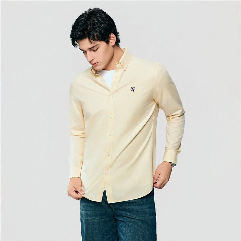 Men's Cotton Slim Oxford Shirt