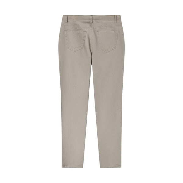 Women Cotton/Spandex Rise Slim Tapered Pocket Pants (180 Elastic Waist Band)