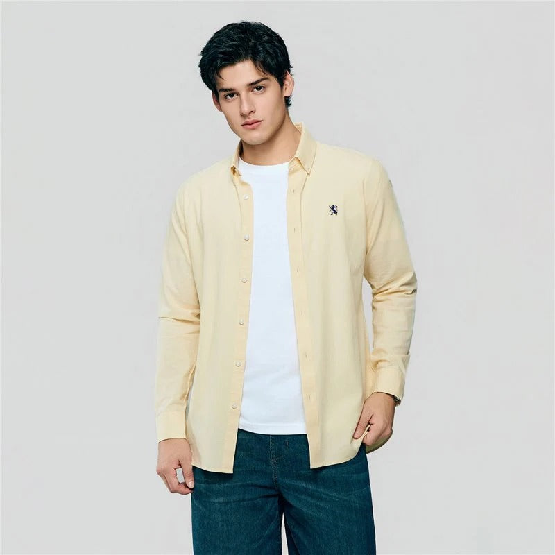 Men's Cotton Slim Oxford Shirt