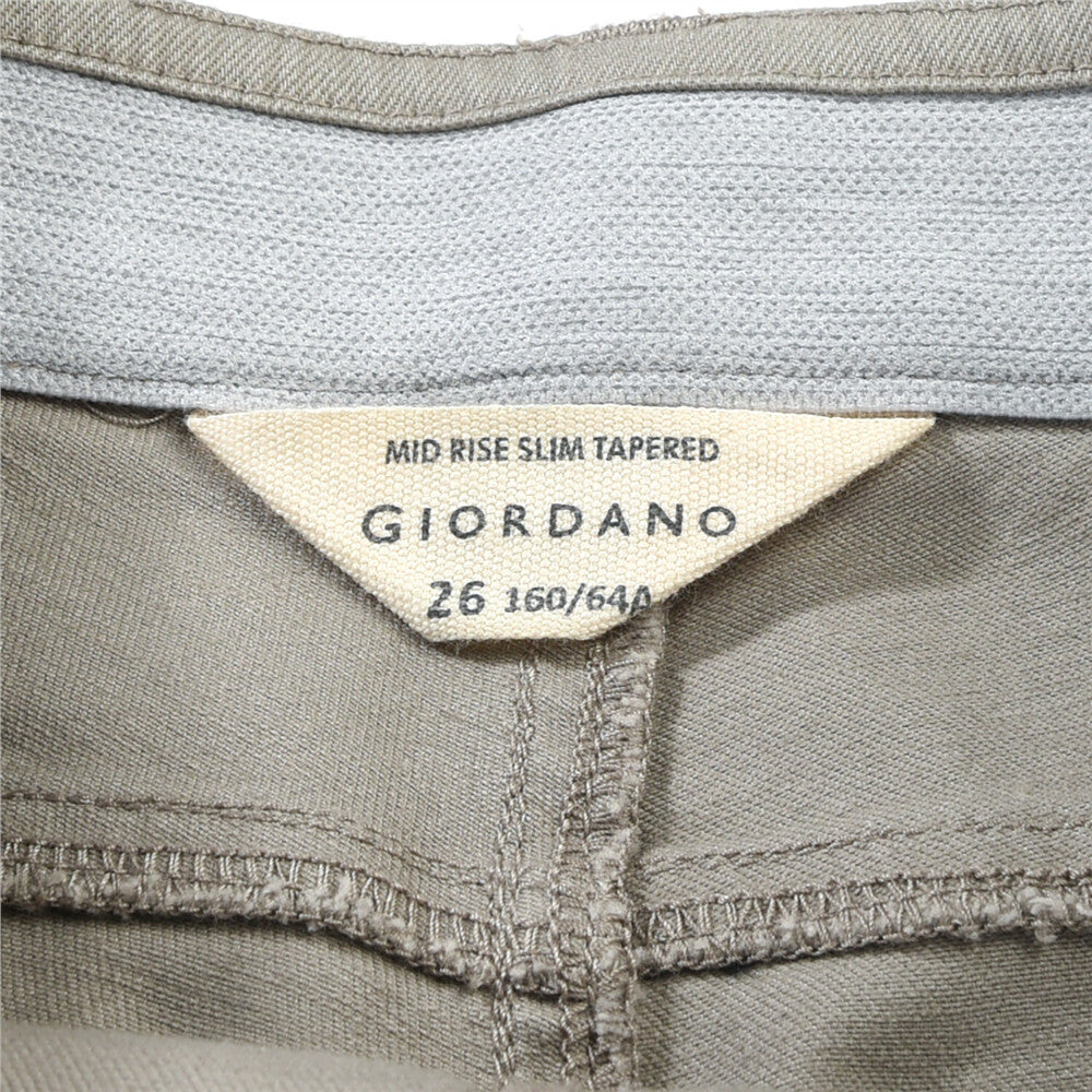 بنطلون نسائي ضيق بخصر مطاطي 180 مم، مصنوع من القطن والإيلاستين، بقصة ضيقة وجيب.