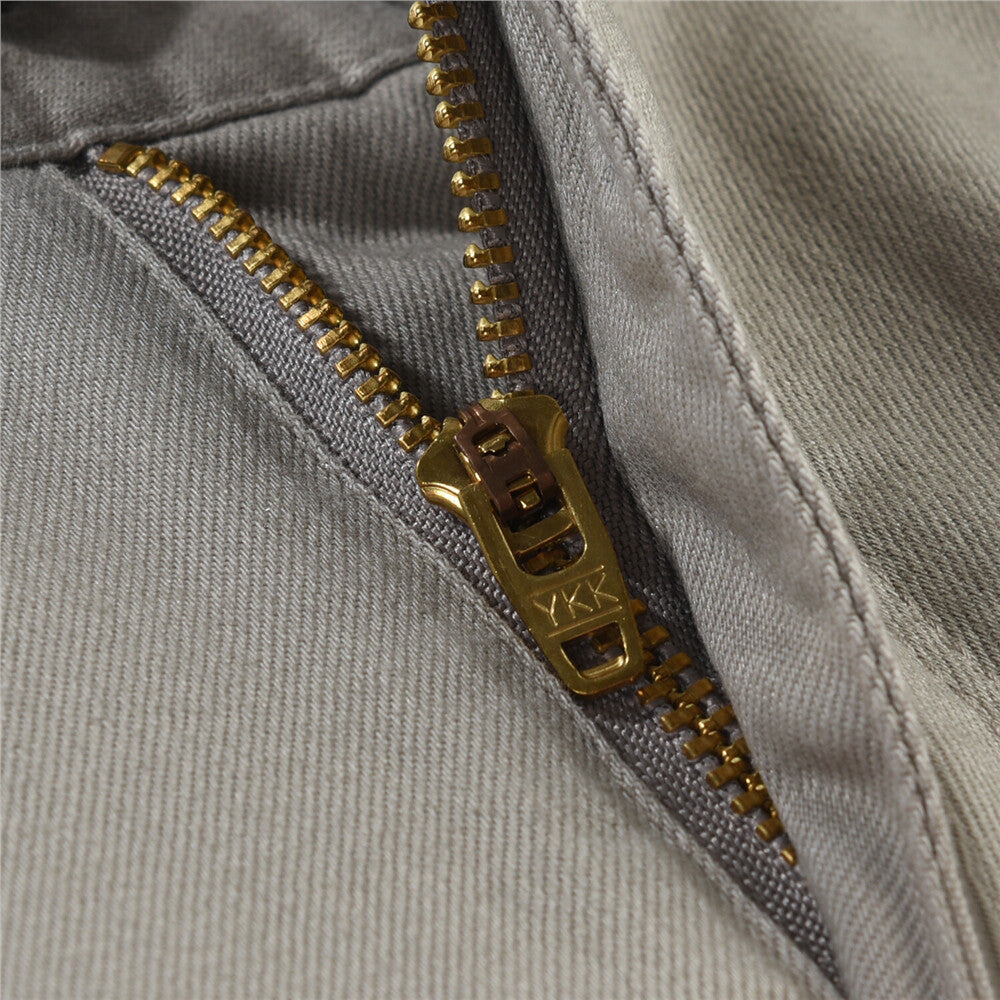 بنطلون نسائي ضيق بخصر مطاطي 180 مم، مصنوع من القطن والإيلاستين، بقصة ضيقة وجيب.