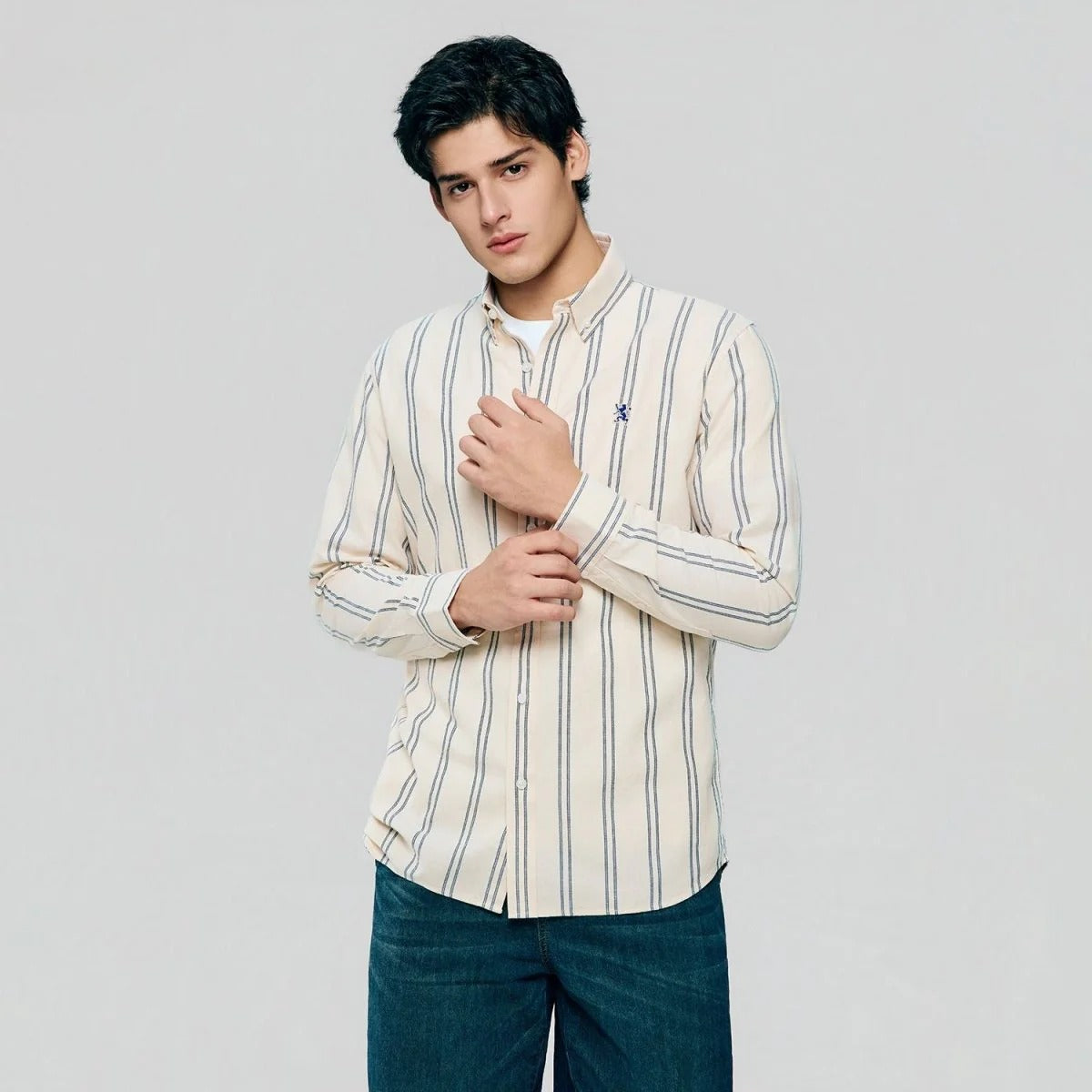 Men's Cotton Slim Oxford Shirt