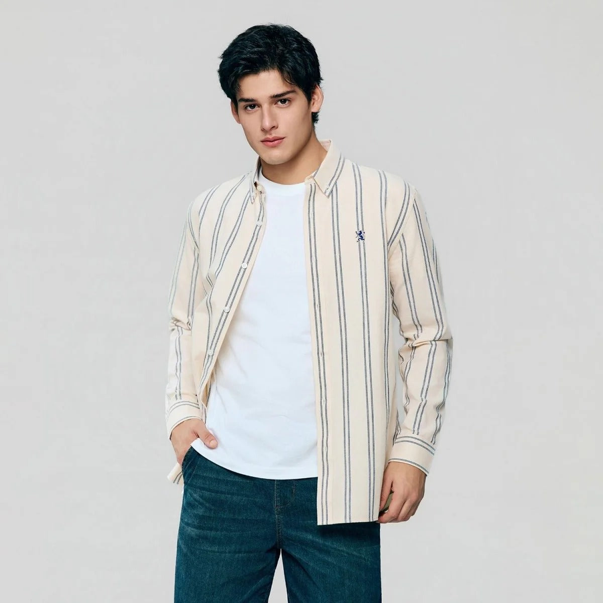 Men's Cotton Slim Oxford Shirt