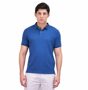 Cotton/Polyester/Spandex waffle Polo Short Sleeve Slim Embroidery Polo