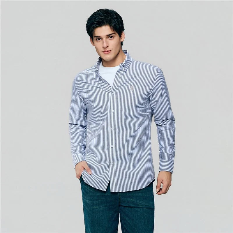 Men's Cotton Slim Oxford Shirt
