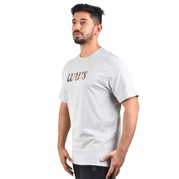 Cotton Jersey Crewneck Short Sleeve Slim Print Tees (WWS)