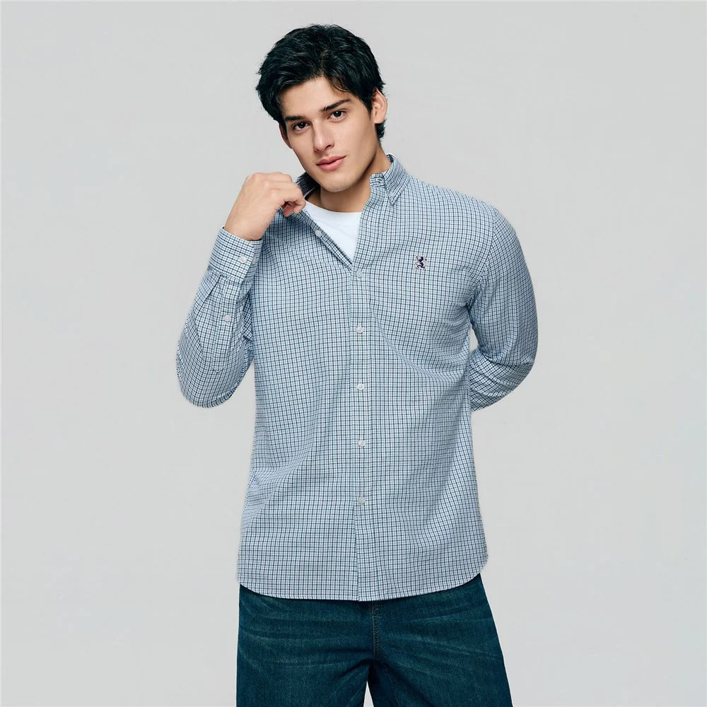 Men's Cotton Slim Oxford Shirt
