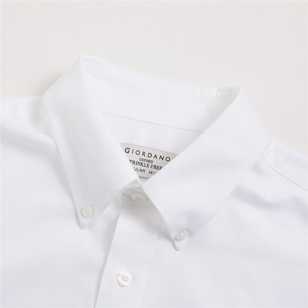 قميص بأكمام قصيرة مقاوم للتجاعيد (ممتاز)