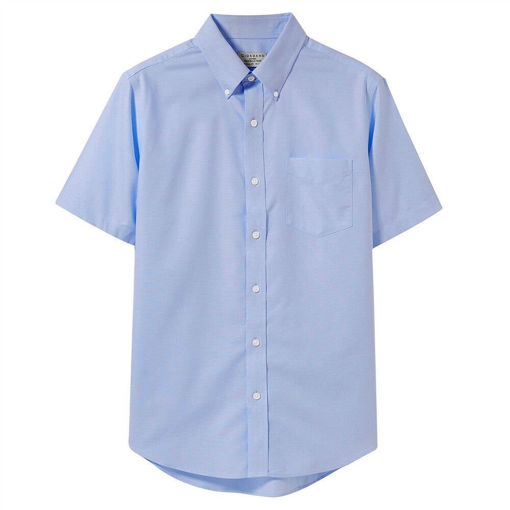 قميص بأكمام قصيرة مقاوم للتجاعيد (ممتاز)