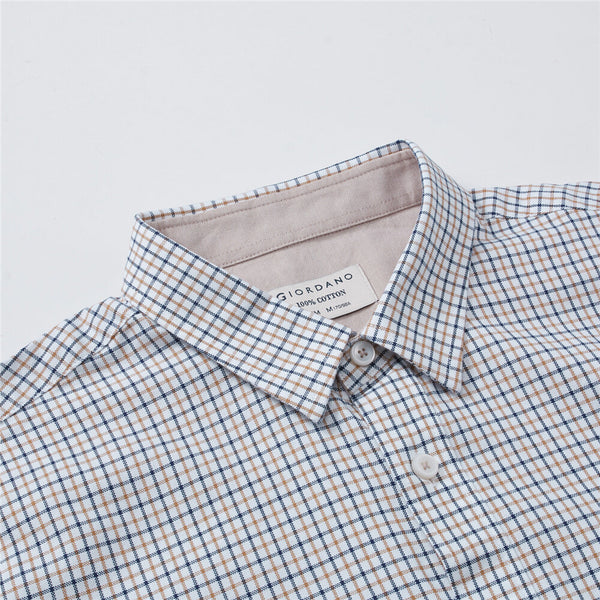 Cotton Oxford Shirt with Embroidery